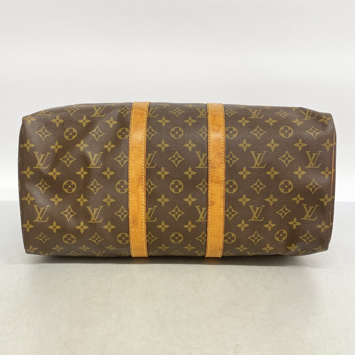 Louis Vuitton Boston Bag Monogram Keepall 45 Brown — view 3