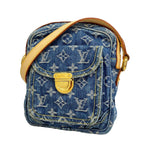 Louis Vuitton Shoulder Bag Monogram Denim Blue