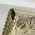 Chanel Wallet Icon Patent Leather Champagne Gold — view 5