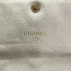 Chanel Wallet Icon Patent Leather Champagne Gold — view 4