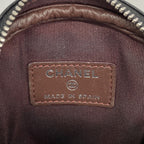 Chanel Coin Case Stitch Lambskin Black Silver — view 4