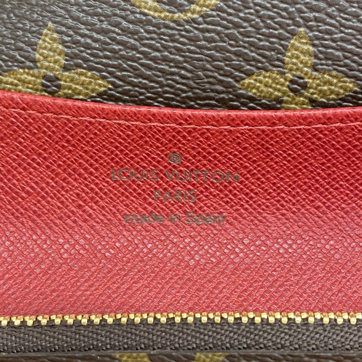 Louis Vuitton Wallet Monogram Portefeuille Emily Brown Rouge — view 4