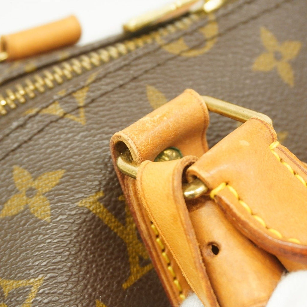 Louis Vuitton Boston Bag Monogram Keepall 55 Brown — view 9