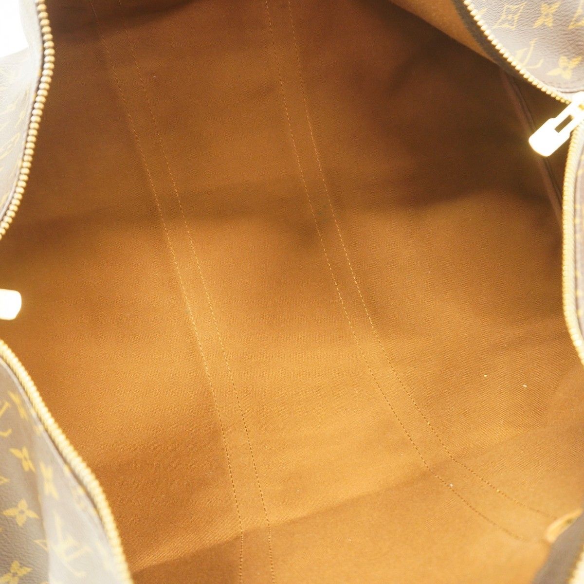 Louis Vuitton Boston Bag Monogram Keepall 55 Brown — view 4