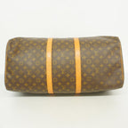 Louis Vuitton Boston Bag Monogram Keepall 55 Brown — view 3