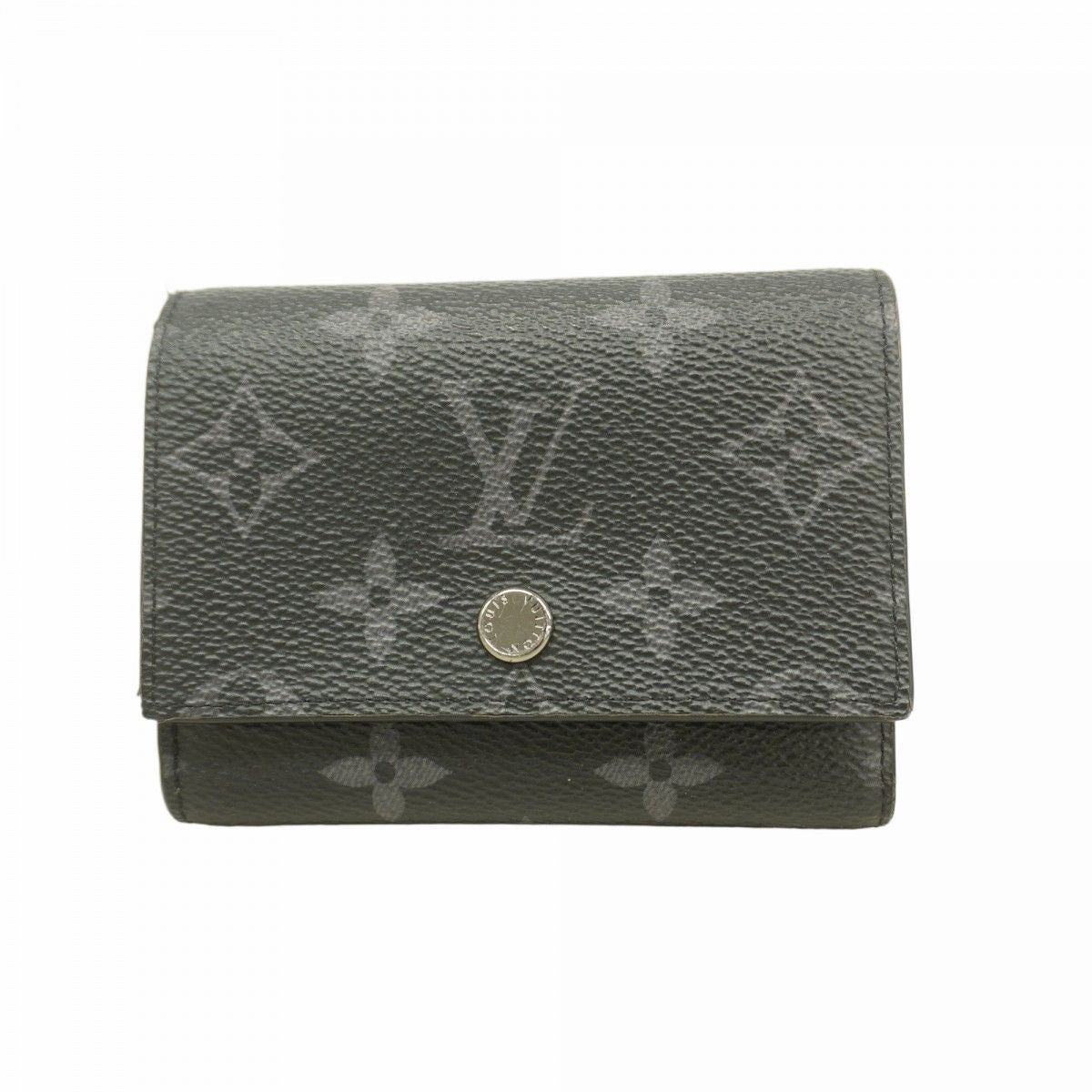 Louis Vuitton Trifold Wallet Monogram Eclipse Victor Black