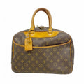 Louis Vuitton Handbag Monogram Deauville Brown