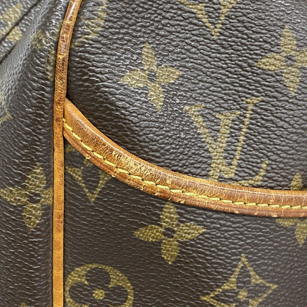 Louis Vuitton Handbag Monogram Deauville Brown — view 9