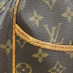 Louis Vuitton Handbag Monogram Deauville Brown — view 9