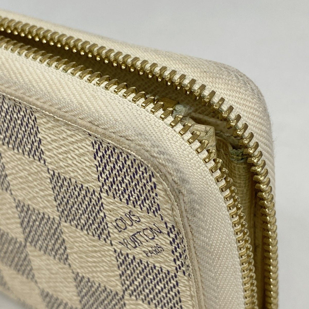 Louis Vuitton Wallet Damier Azur Zippy White — view 5