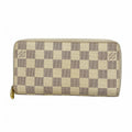 Louis Vuitton Wallet Damier Azur Zippy White