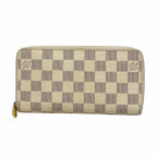 Louis Vuitton Wallet Damier Azur Zippy White