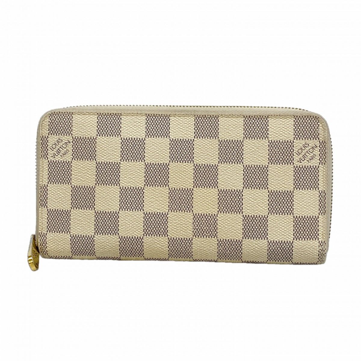 Louis Vuitton Wallet Damier Azur Zippy White