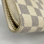 Louis Vuitton Wallet Damier Azur Zippy White — view 6
