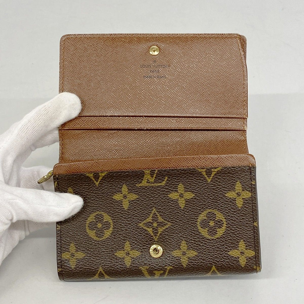 Louis Vuitton Wallet Monogram Portefeuille Tresor Brown — view 3