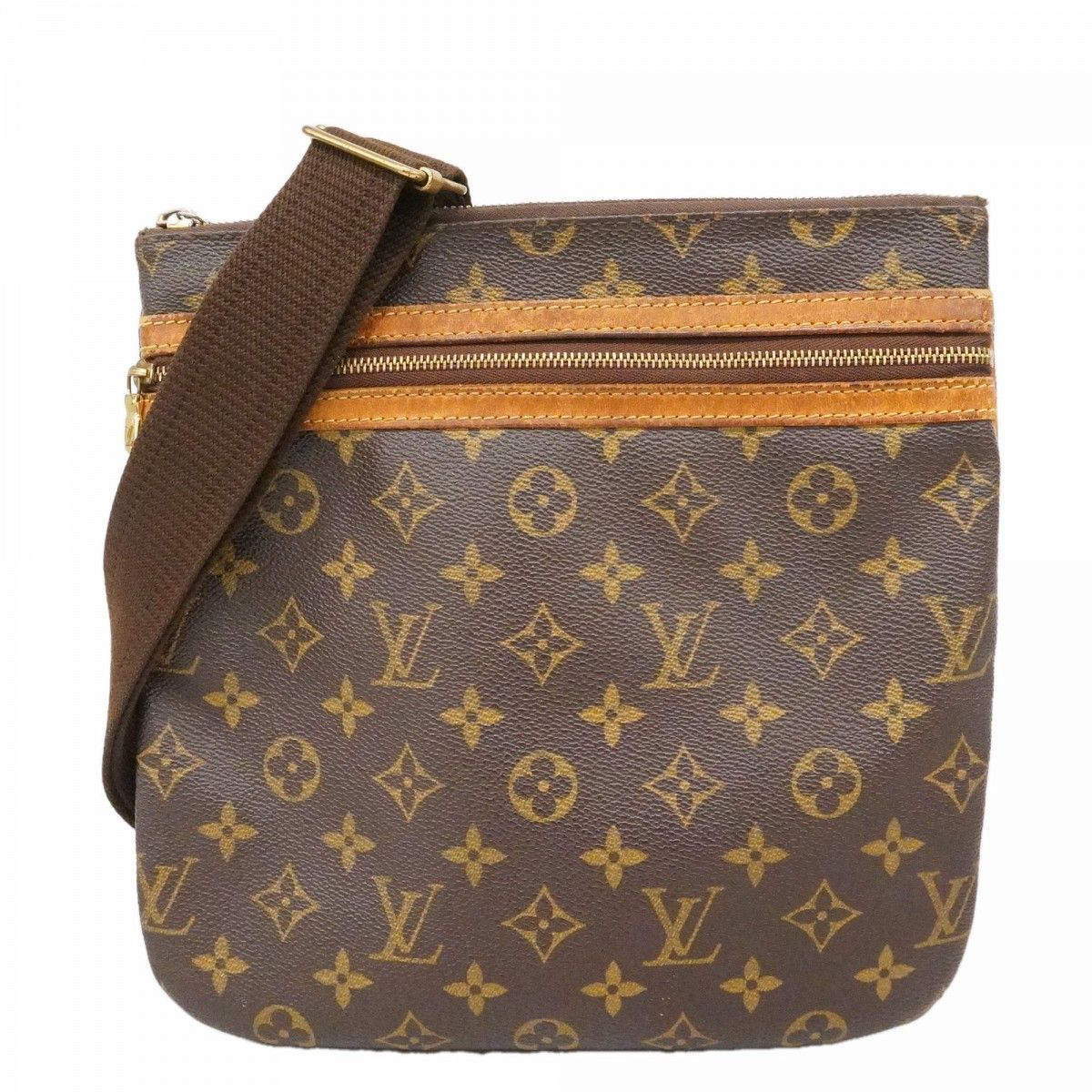 Louis Vuitton Shoulder Bag Monogram Pochette Bosford Brown