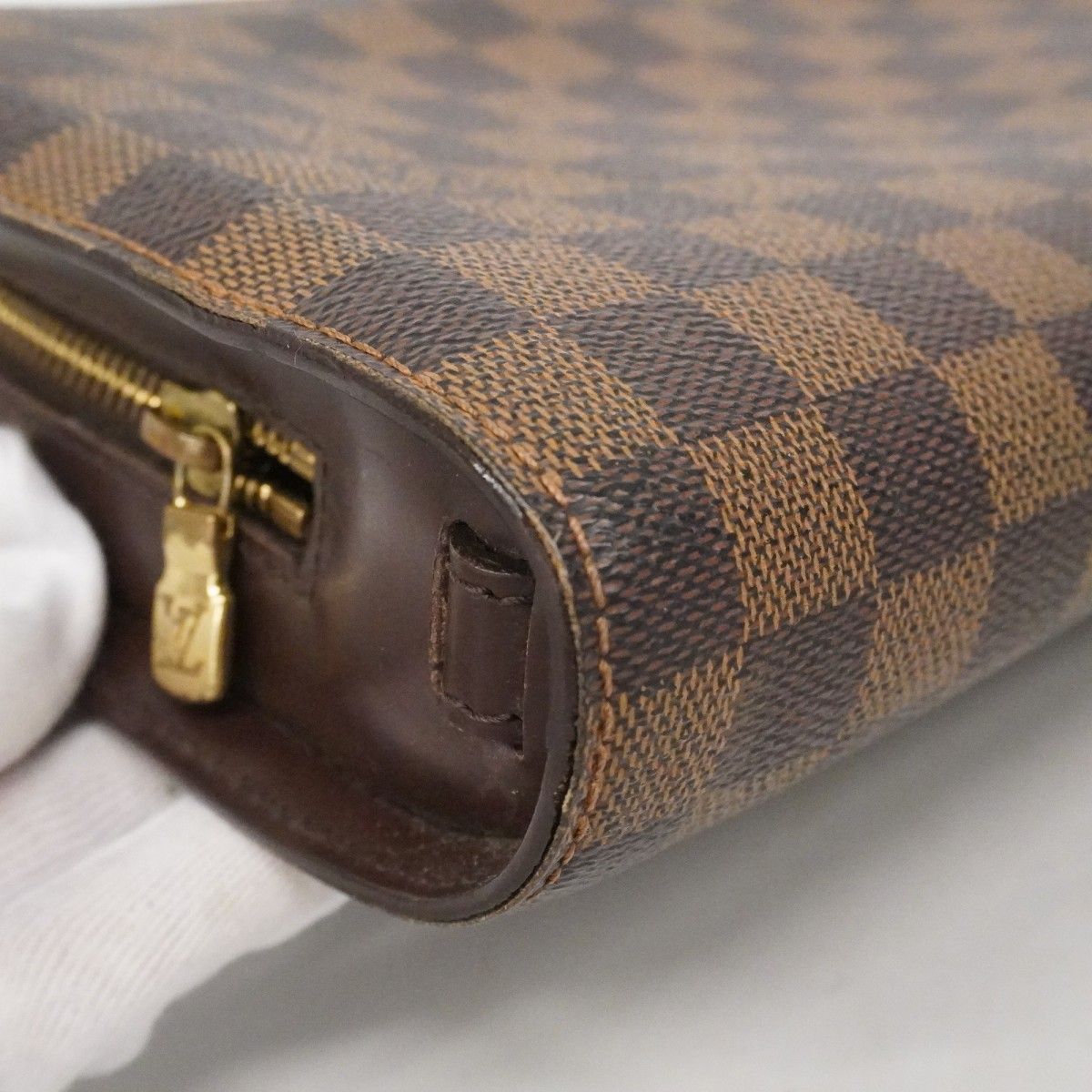 Louis Vuitton Clutch Damier Saint Ebene — view 7