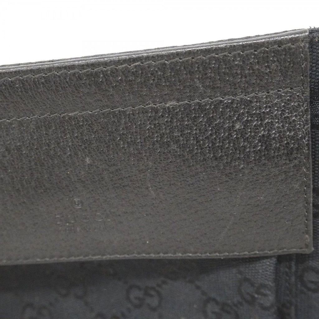 Gucci Waist Bag GG Canvas Black Silver — view 8