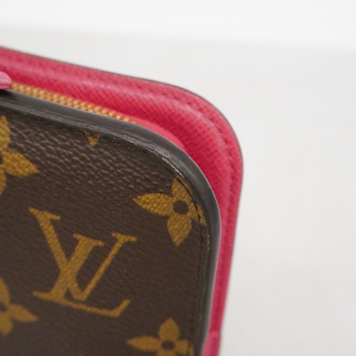 Louis Vuitton Wallet Monogram Portefeuille Insolite Brown Rose — view 8