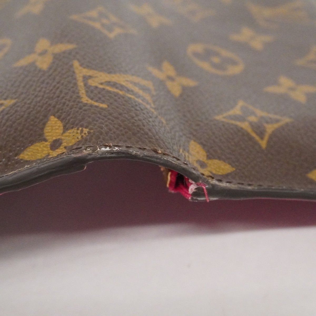 Louis Vuitton Wallet Monogram Portefeuille Insolite Brown Rose — view 7