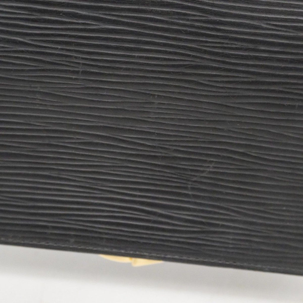Louis Vuitton Wallet Epi Continental Viennois Noir — view 9