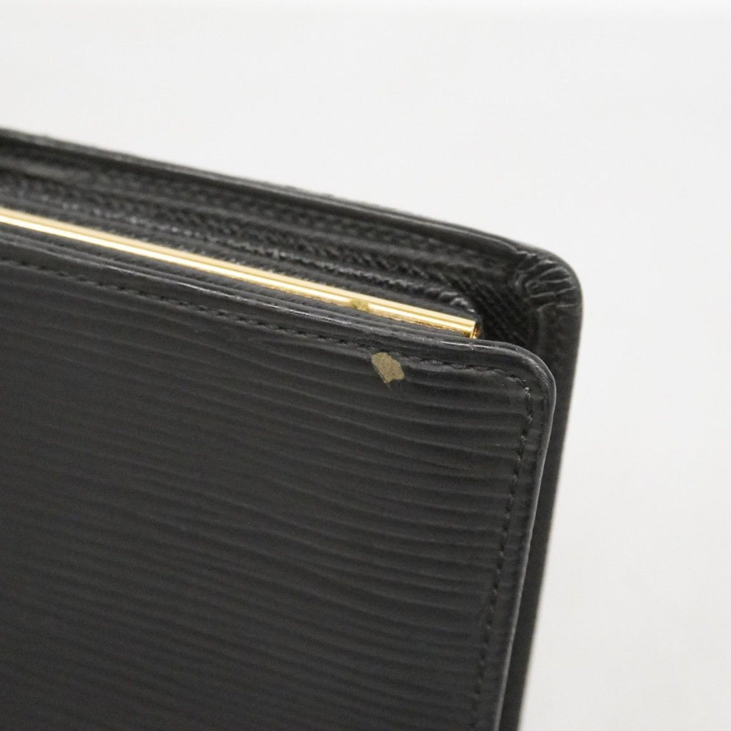 Louis Vuitton Wallet Epi Continental Viennois Noir — view 6