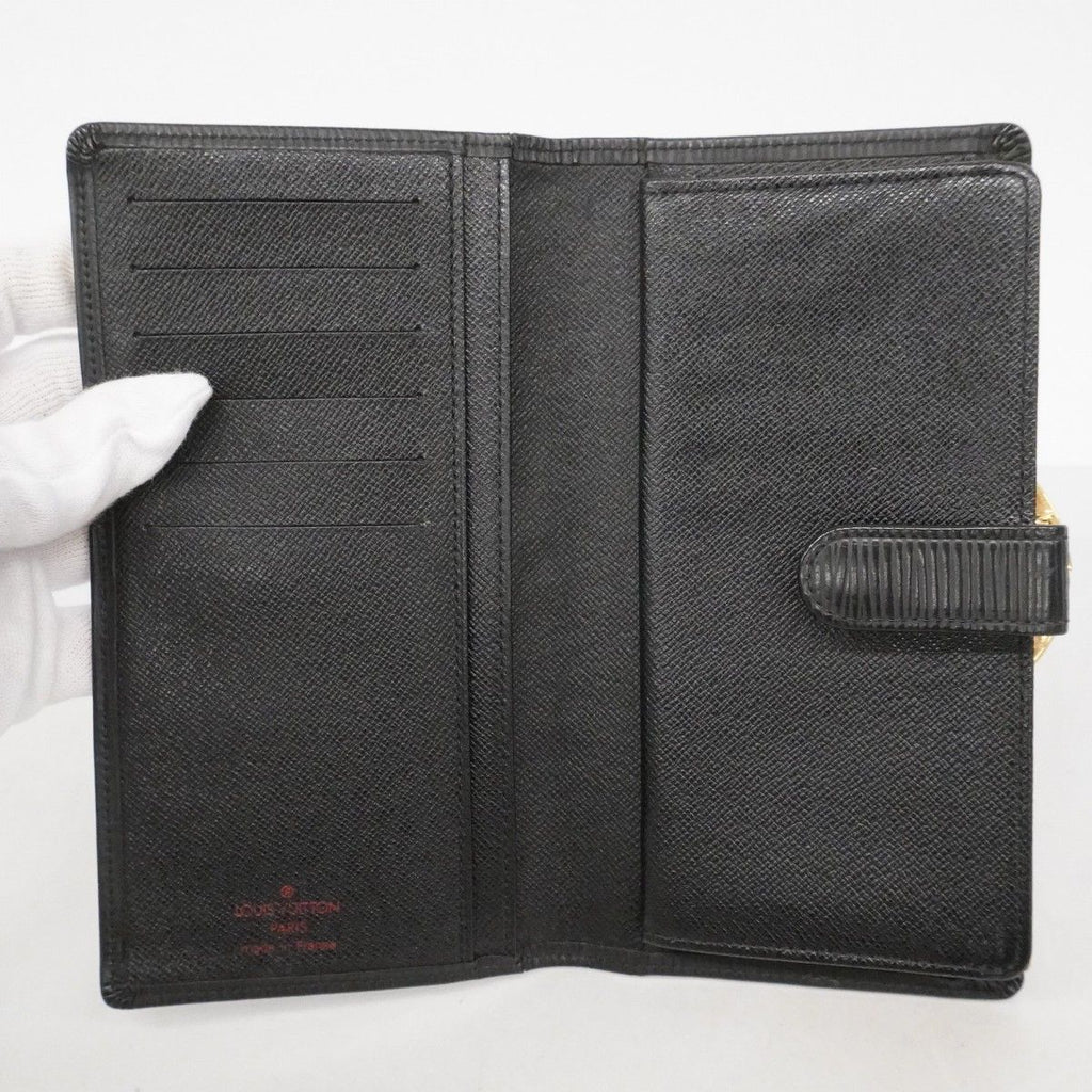 Louis Vuitton Wallet Epi Continental Viennois Noir — view 3