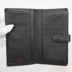 Louis Vuitton Wallet Epi Continental Viennois Noir — view 3