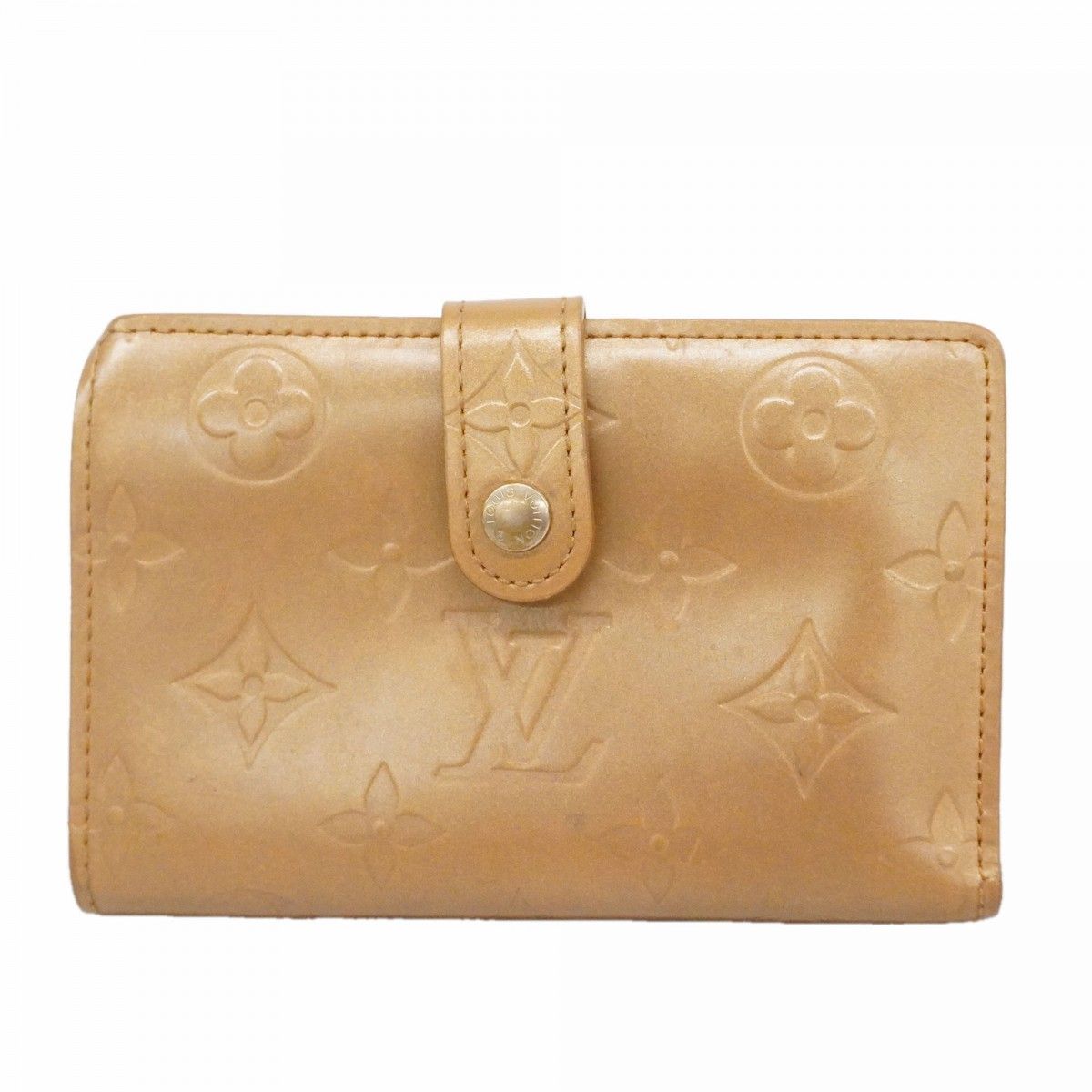 Louis Vuitton Wallet Monogram Matte Portefeuille Viennois Ambre
