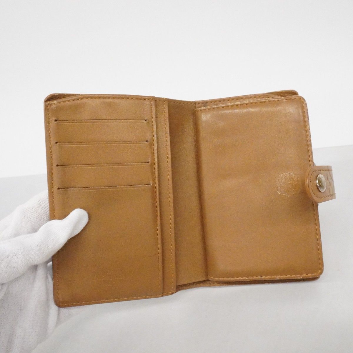 Louis Vuitton Wallet Monogram Matte Portefeuille Viennois Ambre — view 3