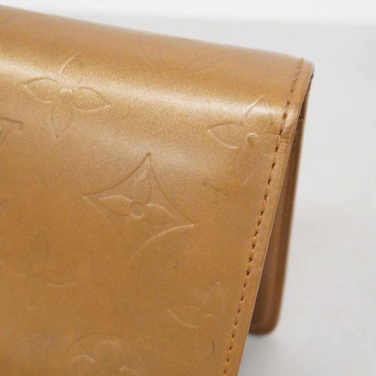 Louis Vuitton Wallet Monogram Matte Portefeuille Viennois Ambre — view 8