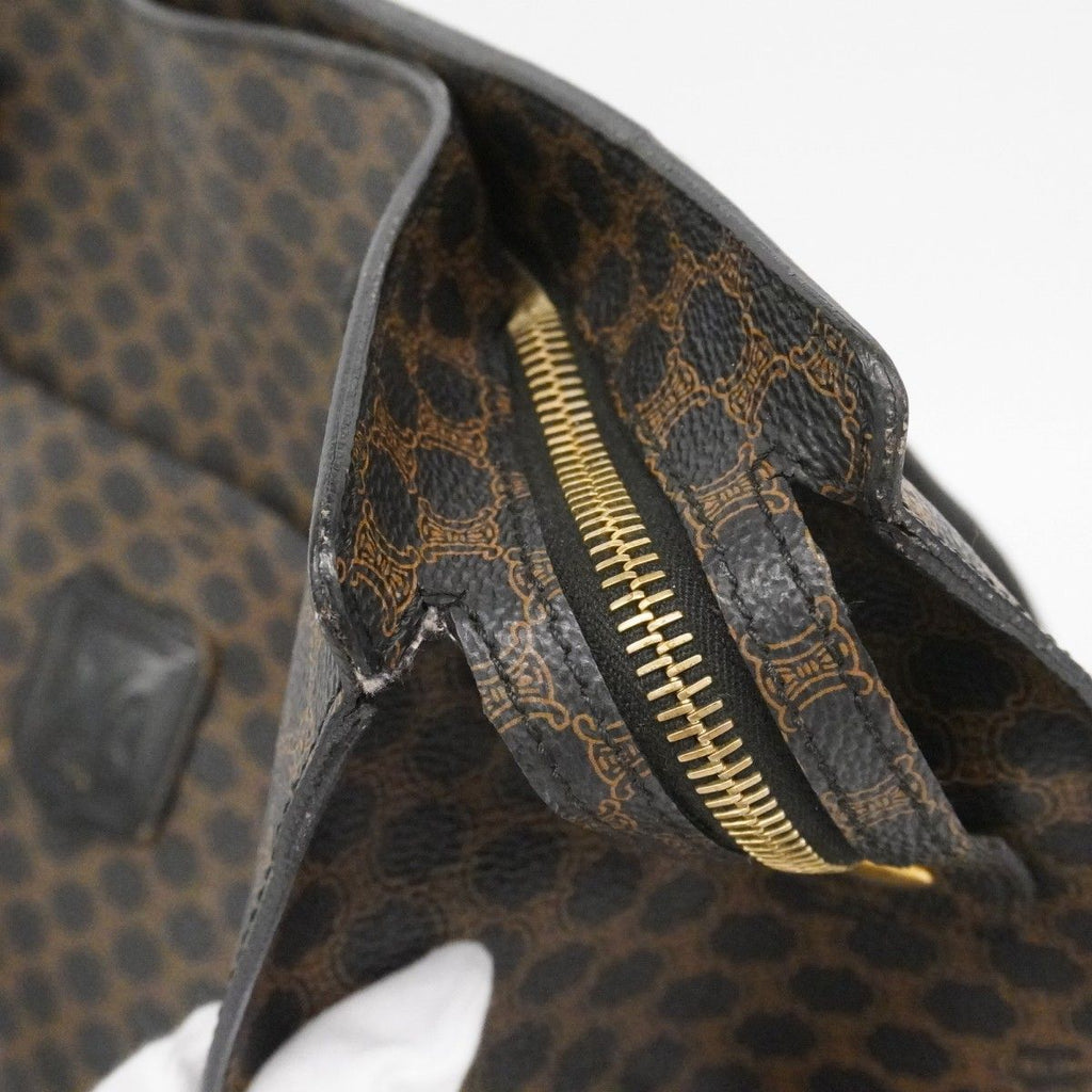 Celine Tote Macadam Black Gold — view 8