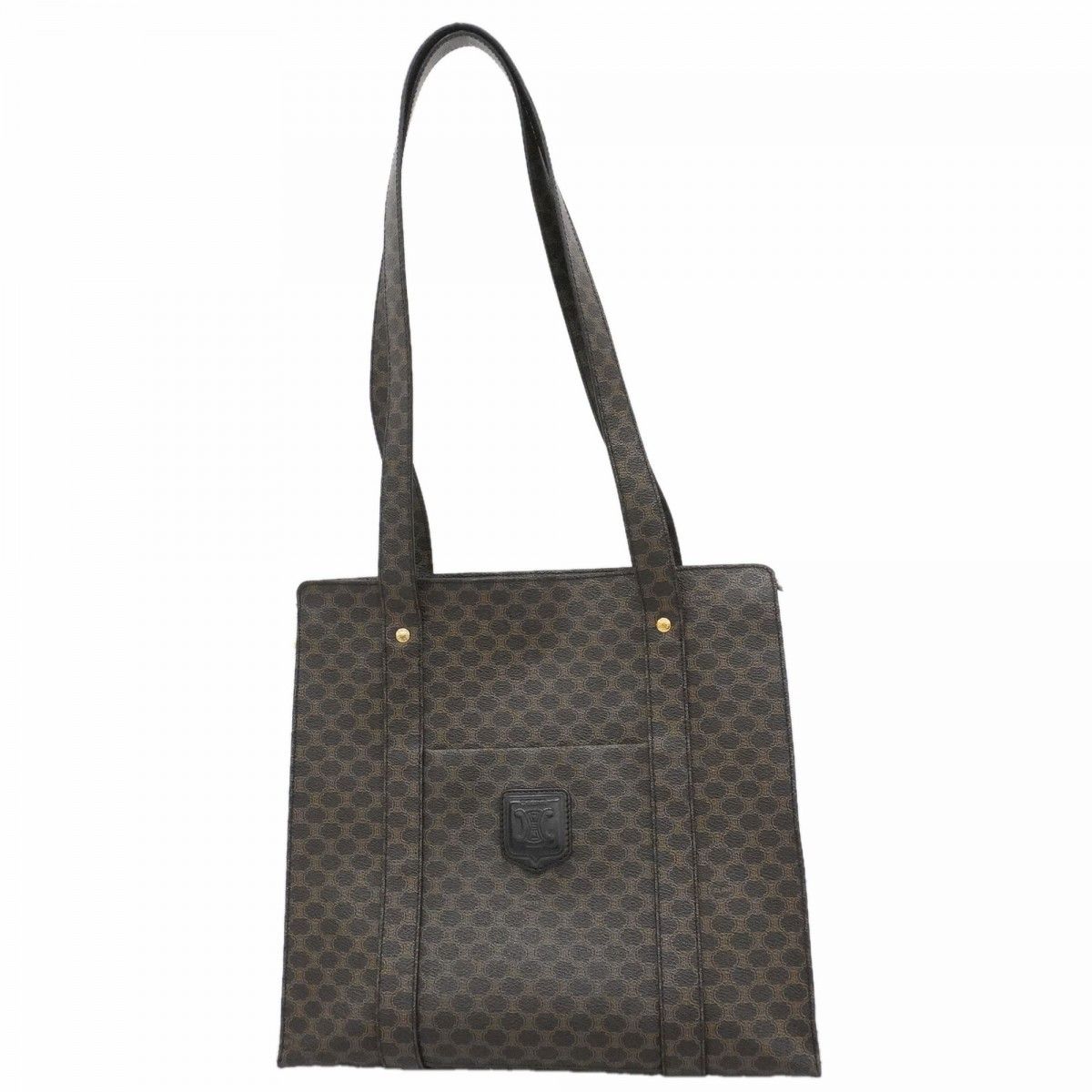 Celine Tote Macadam Black Gold