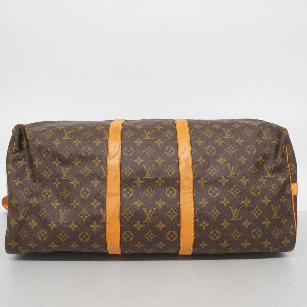 Louis Vuitton Boston Bag Monogram Keepall Bandouliere 55 Brown — view 3