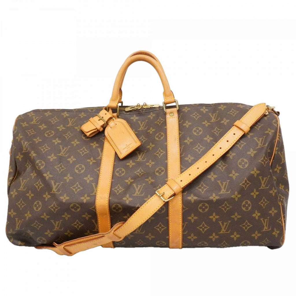 Louis Vuitton Boston Bag Monogram Keepall Bandouliere 55 Brown