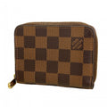 Louis Vuitton Coin Case Damier Zippy Purse Ebene