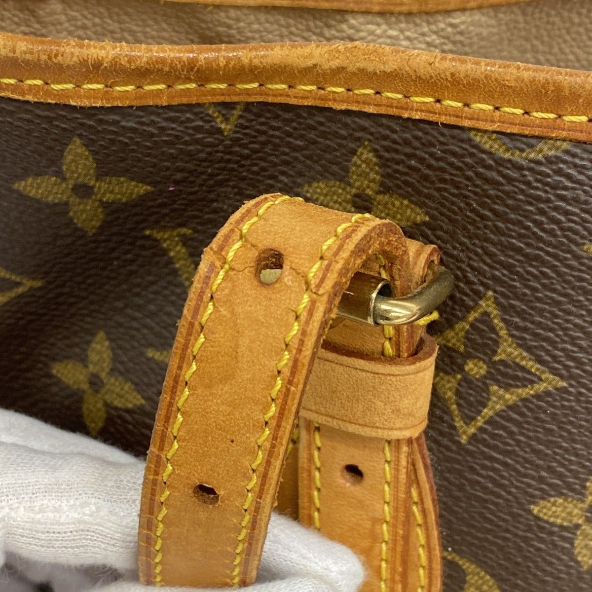 Louis Vuitton Tote Monogram Bucket PM Brown — view 9