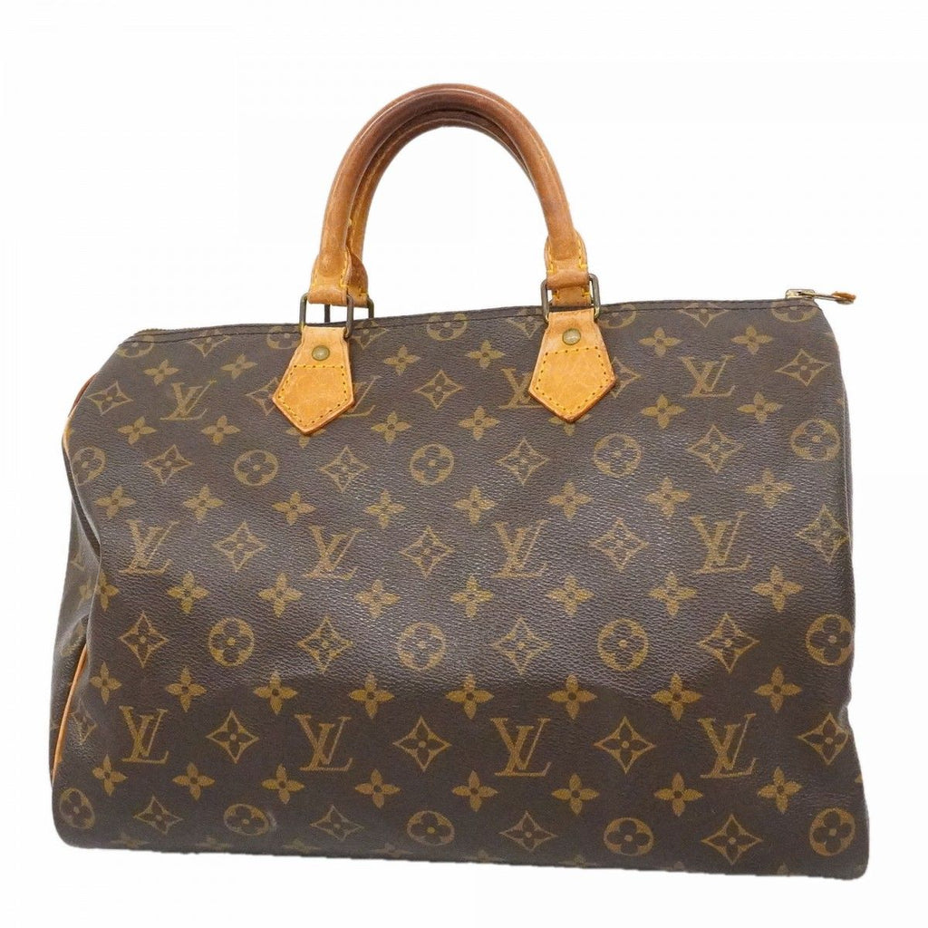 Louis Vuitton Handbag Monogram Speedy 35 Brown