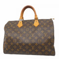 Louis Vuitton Handbag Monogram Speedy 35 Brown