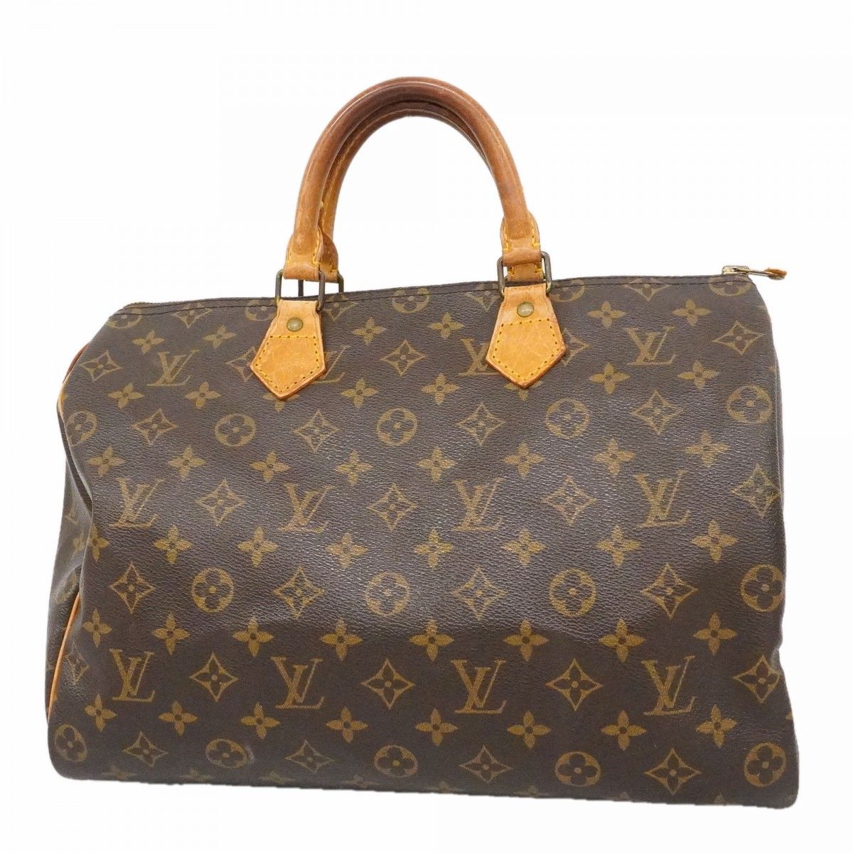 Louis Vuitton Handbag Monogram Speedy 35 Brown
