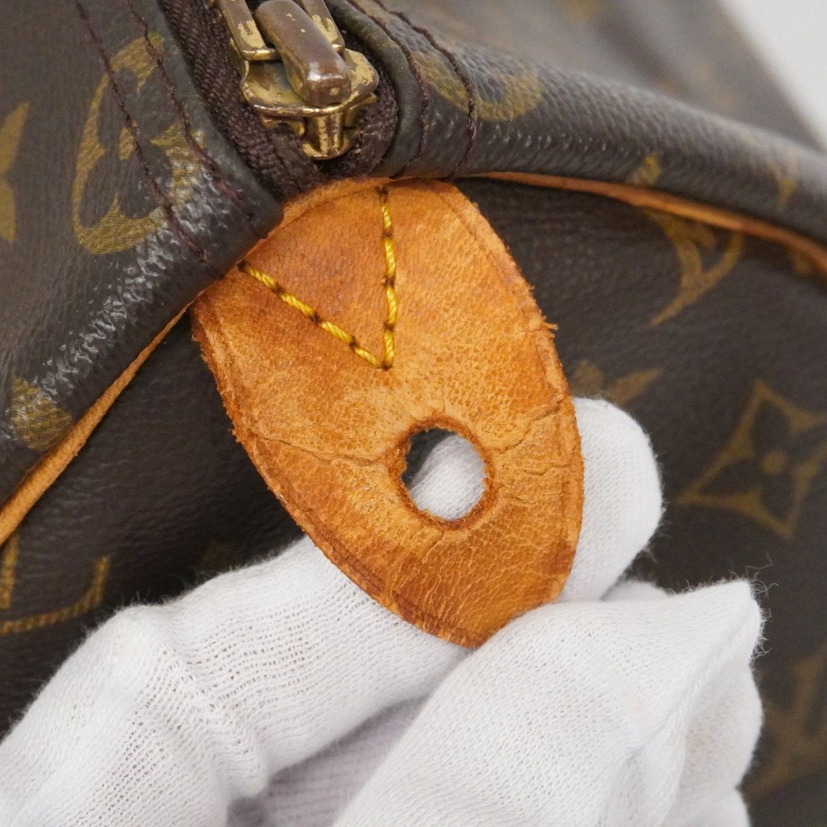 Louis Vuitton Handbag Monogram Speedy 35 Brown — view 8