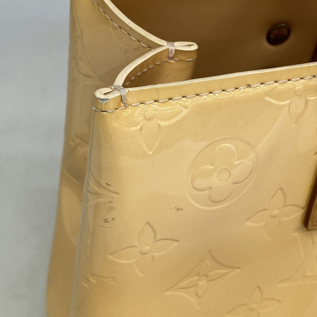 Louis Vuitton Handbag Vernis Reed PM Marshmallow Pink — view 7