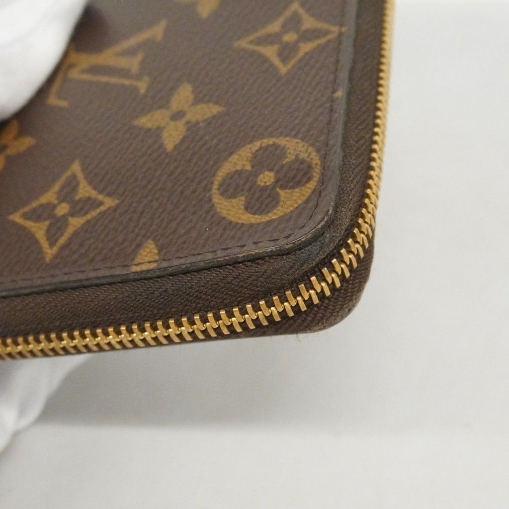 Louis Vuitton Wallet Monogram Portefeuille Clemence Brown Fuchsia — view 6