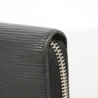 Louis Vuitton Wallet Epi Zippy Noir — view 6