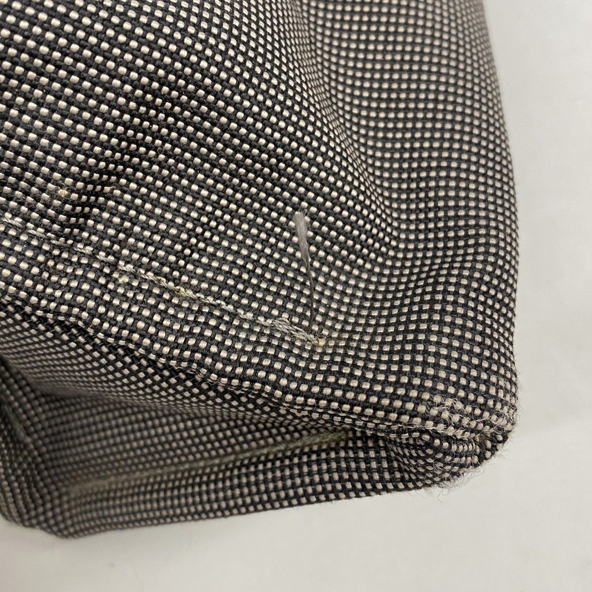 Hermes Tote Her Line Canvas Gray Silver — view 7