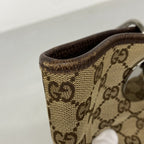 Gucci Tote GG Canvas Brown Silver — view 7