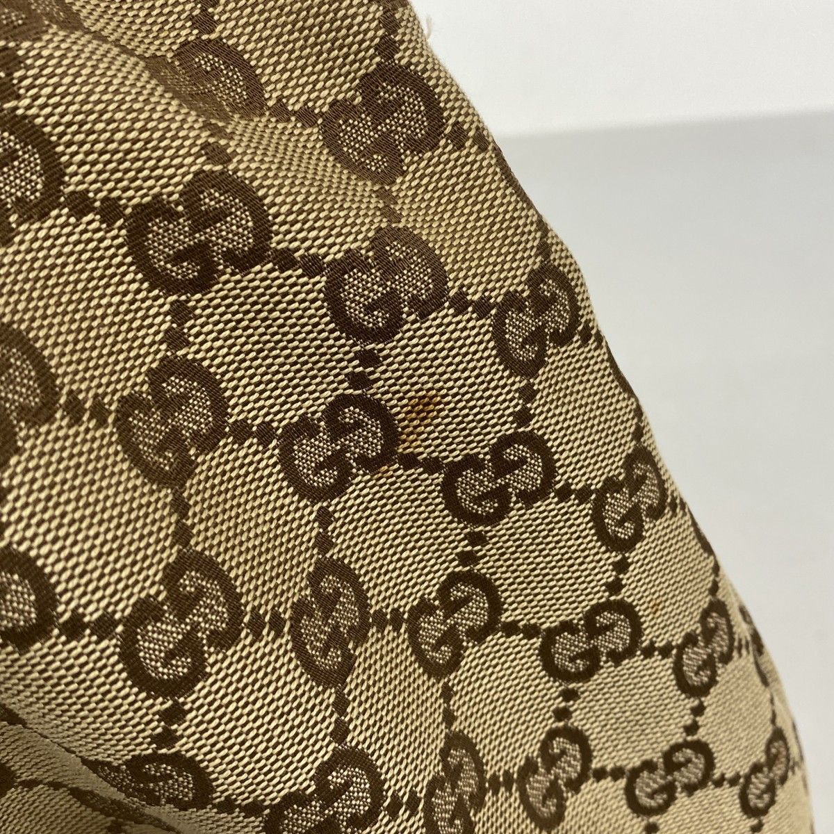 Gucci Tote GG Canvas Brown Silver — view 9