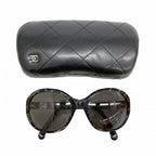 Chanel Sunglasses Acetate Black Clear Silver Eyewear — view 9