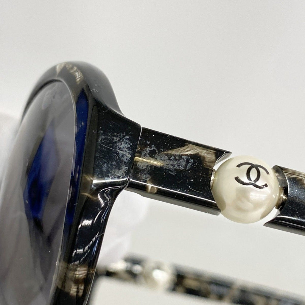 Chanel Sunglasses Acetate Black Clear Silver Eyewear — view 7
