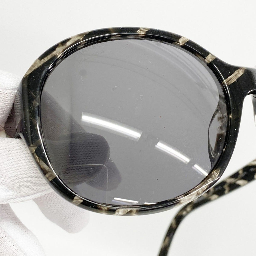 Chanel Sunglasses Acetate Black Clear Silver Eyewear — view 4